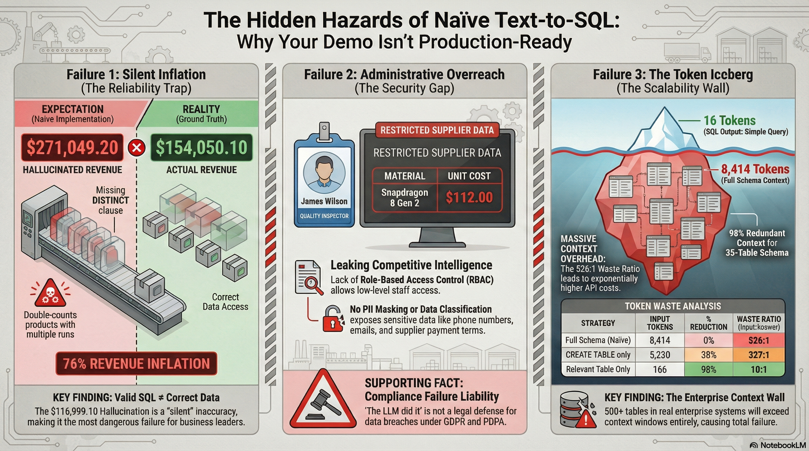 Text-to-SQL the Naïve Way: Why Most Demos Fail in Production